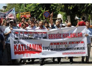 Tüm yurtta Mısır'daki katliam protesto edildi