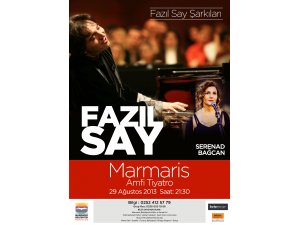 Fazıl Say Marmaris’te sanatseverlerle buluşacak