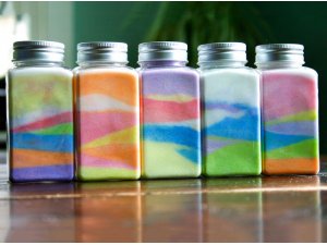 Renkli tuz ile tanışın