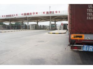 Kapıkule'de tır kuyruğu