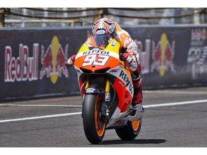 MotoGP'de zafer Marquez'in