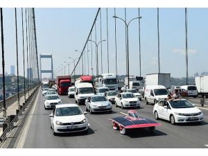 Güneş arabası Ankara yolunda