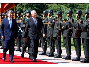 Slovakya Cumhurbaşkanı Gasparovic Köşk'te