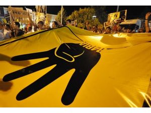 Saraçhane Parkı'nda Mısır protestosu