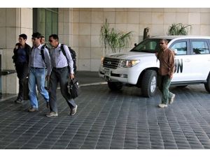 Saldırı BM heyetinin Suriye'de bulunduğu sırada gerçekleşti