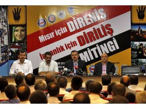 "Mısır İçin Direniş, İnsanlık İçin Diriliş" mitingi