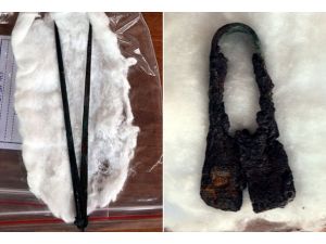 2 bin yıllık tırnak makası ve açı ölçer bulundu