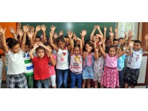 Ders zili minik öğrenciler için çaldı