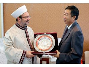 Görmez, Urumçi Din İşleri Genel Müdürü Vey ile görüştü