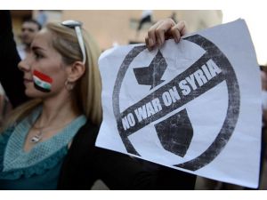 Mısır'da Suriye'ye müdahale karşıtı gösteri