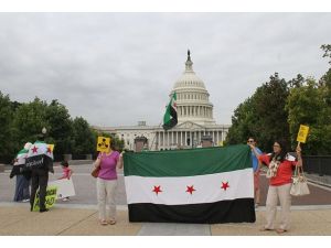 ABD Kongre'sinin önünde "Suriye" eylemi