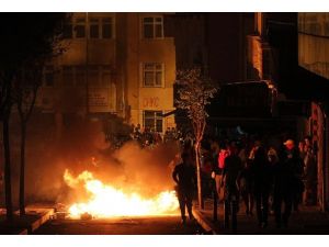 Okmeydanı'nda izinsiz gösteri