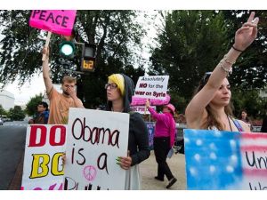 ABD'de Kongre önünde savaş karşıtı eylem