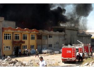 Kahramanmaraş'ta fabrika yangını