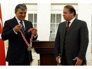 Pakistan Başbakanı Şerif'e Cumhuriyet Nişanı