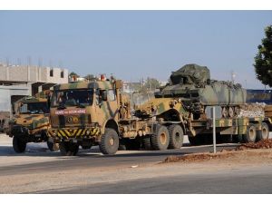 Suriye sınırına askeri sevkiyat