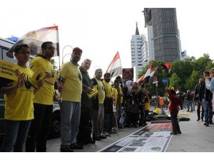Berlin'de Mısır protestosu