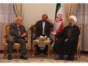 TBMM Başkanı Çiçek Ruhani ile görüştü