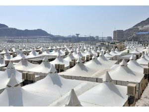 Arafat, Müzdelife ve Mina hacca hazırlanıyor