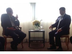 Davutoğlu İbrahimi ile görüştü