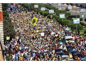 Mısır ve Suriye için 100. gün protestoları