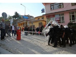 Bolu'da olaylı yıkım