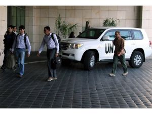 BM denetçileri Şam'dan ayrıldı