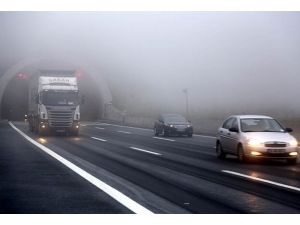 Bolu Dağı'nda yoğun sis