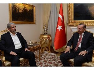 Erdoğan, Halid Meşal ile görüştü