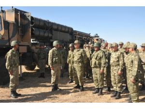 "Kasırga"nın eğitim atışını denetledi