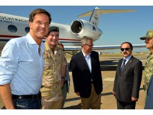 Hollanda Başbakanı Rutte'den İncirlik Üssü'ne ziyaret