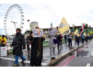 Londra'da Mısır protestosu