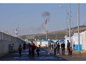 Sınırda seken kurşun bebeğe isabet etti