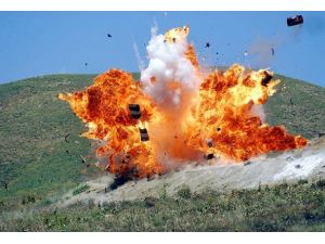 Obüs atışıyla karşılık verildi