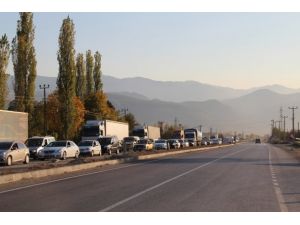 Tatilciler dönüş yolunda