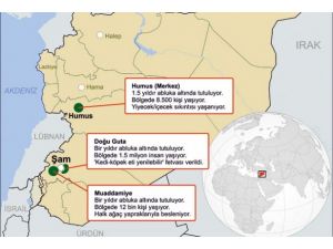 Esed ablukası açlığa mahkum ediyor
