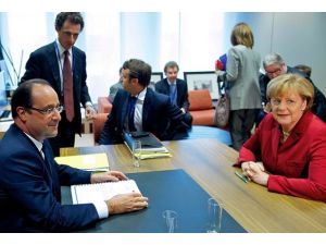 AB liderlerinden Merkel'e destek