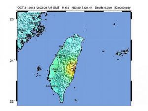 Tayvan'da 6,6 büyüklüğünde deprem