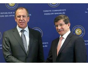 Davutoğlu ile Lavrov "Cenevre"yi görüştü