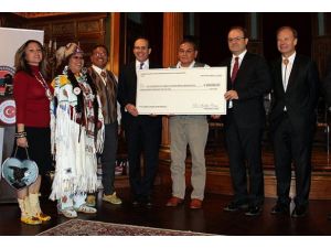 TİKA’dan Kızılderelilere 200 bin dolarlık yardım