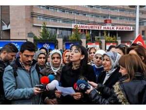 CHP önünde Kamer Genç protestosu