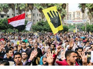 Mısır'da Şafak Ziyaretçileri Hareketi'nden gösteri