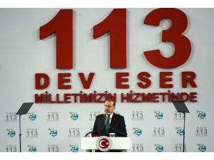 Başbakan Erdoğan 113 tesisin açılışını yaptı
