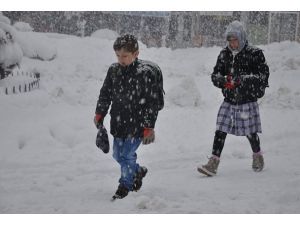 Van'da eğitime kar engeli