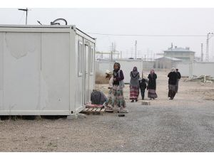 Konteyner kentten evlere çıkmayı reddettiler