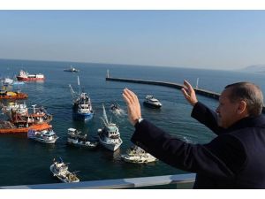 Başbakan Erdoğan'a balıkçı sürprizi