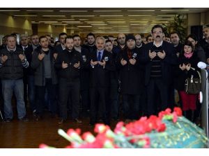 Libya'da öldürülen THY personeline tören düzenlendi