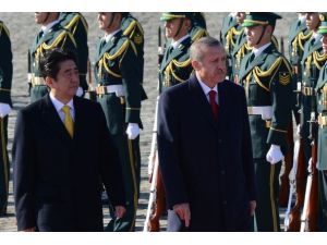 Başbakan Erdoğan, Japonya Başbakanı Abe ile bir araya geldi
