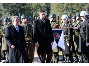 Slovenya Cumhurbaşkanı Pahor Ankara'da