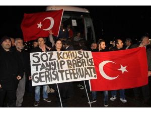 Erdoğan'ı coşkulu bekleyiş